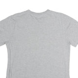 Mens Grey Cotton Graphic T-Shirt M Short Sleeve Crew Neck Casual Everyday