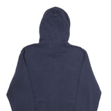 ADIDAS Mens Navy Blue Hoodie M Cotton Blend Pullover Drawstring