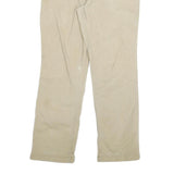 CARHARTT Mens Jeans Beige Relaxed Straight Denim W32 L29 Workwear Durable Zip