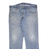 LEVI'S 501 Mens Jeans Blue Regular Straight Denim Medium W38 L32 Classic Fit