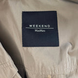 Weekend By Max Mara Jacket - Small Beige Polyester