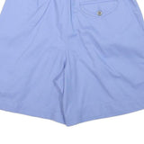 LIZ CLAIBORNE Womens Shorts Blue Casual Plain M W26 Summer Wear