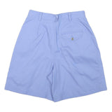 LIZ CLAIBORNE Womens Shorts Blue Casual Plain M W26 Summer Wear