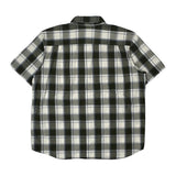 Carhartt Checked Short Sleeve Shirt - XL Gray Cotton