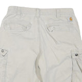 CARHARTT Mens Shorts Beige Relaxed Fit Cargo M W34 Utility Workwear