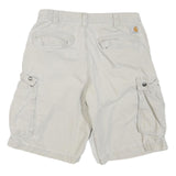 CARHARTT Mens Shorts Beige Relaxed Fit Cargo M W34 Utility Workwear
