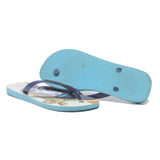 HAVAIANAS Mens Flip Flops Sandals Blue Polyester Blend UK 10 Casual Beachwear