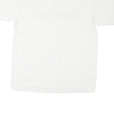 NFL Mens White Rams Football Graphic T-Shirt M Short Sleeve Crew Neck