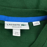 Lacoste Spellout T-Shirt - XL Green Cotton