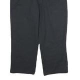 DICKIES Mens Cotton Black Regular Straight Trousers W38 L34 Workwear Zip Fasten