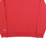 CHAMPION Mens Red Sweatshirt L Crew Neck Cotton Blend Pullover Classic