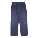 LEVI'S 501 Mens Jeans Blue Regular Straight Denim Medium W30 L28 Classic Button