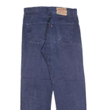 LEVI'S 501 Mens Jeans Blue Regular Straight Denim Medium W30 L28 Classic Button