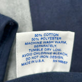 Made In USA Single Stitch Mount Airy Lady Bears Eagle Vest - Large Navy Cotton Blend