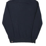 ELLESSE Womens Navy Hoodie UK 8 Cotton Blend Pullover Casual Sportswear