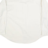 TOMMY HILFIGER Mens White & Blue Cotton Shirt XL Contrast Collar Casual