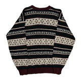 Tt&Co Sports Fair Isle Sweater - Small Cream Cotton