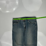 Unbranded Boot Cut Jeans - 33W 31L Blue Cotton Blend