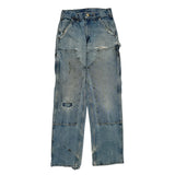 Carhartt Double Knee Carpenter Jeans - 27W 32L Light Wash Cotton