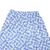 JOANNA Womens Blue Floral Pleated Midi Polyester Skirt 2XL Summer Casual