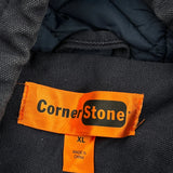 Corner Stone Workwear Jacket - XL Navy Cotton Blend