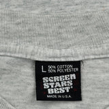 Porcupine Mountains Screen Stars Single Stitch T-Shirt - Large Grey Cotton Blend