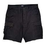 Levis Cargo Cargo Shorts - 36W 10L Black Cotton