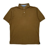 Tommy Hilfiger Polo Shirt - Medium Brown Cotton