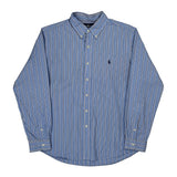 Ralph Lauren Striped Shirt - XL Blue Cotton