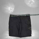 Ecko Unltd Cargo Shorts - 38W 10L Black Cotton