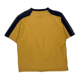 Point Zero Striped T-Shirt - Medium Navy Cotton