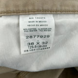 Lee Carpenter Trousers - 36W 31L Beige Cotton Blend