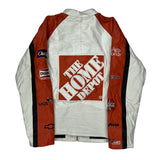 Nextel Cup Series Chase Authentics Nascar Leather Jacket - Medium Orange Leather