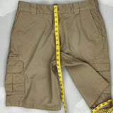 Dickies Cargo Shorts - 34″ Waist Beige Cotton Blend