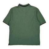 Timberland Polo Shirt - Large Green Cotton