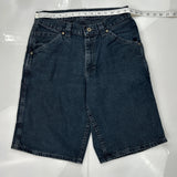 Lee Denim Shorts - 29W 10L Dark Wash Denim