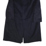 DAREBRIDGE Womens Black Wool Button Jacket L Woven Classic Tailored Outerwear