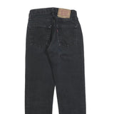 LEVI'S 534 02 Womens Jeans Black Regular Straight Denim Medium W23 L28 Zip