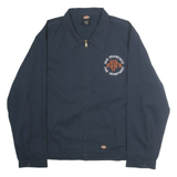 DICKIES Mens Blue San Francisco Fire Department Workwear Jacket 2XL Polyester