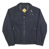 ROADSIGN Mens Black Jacket L Polyester Blend Zip Plain Casual Lightweight