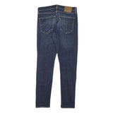 LEVI'S 512 Mens Jeans Blue Slim Skinny Denim Medium W32 L30 Stretch Zip