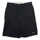 DICKIES Mens Black Casual Shorts XL W38 Workwear Polyester Blend Comfortable