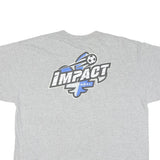 PUMA Mens Grey Impact Montreal Graphic T-Shirt XL Short Sleeve Crew Neck Cotton