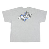 PUMA Mens Grey Impact Montreal Graphic T-Shirt XL Short Sleeve Crew Neck Cotton
