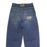 DICKIES Mens Regular Blue Denim Jeans W32 L31 Button Closure Casual Workwear