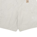 CARHARTT Mens Cotton Blend Beige Casual Shorts 2XL W32 Workwear Durable