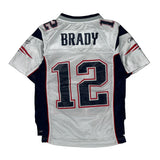 Age 8 Reebok Patriots Football Jersey - Small White Polyester