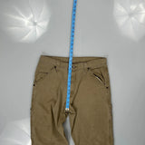 Wrangler Carpenter Trousers - 32W 32L Khaki Cotton