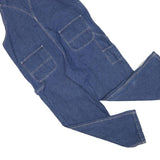 UFA Mens Blue Cotton Blend Denim Dungarees Regular Fit L W44 L30 Workwear Style