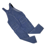 UFA Mens Blue Cotton Blend Denim Dungarees Regular Fit L W44 L30 Workwear Style
